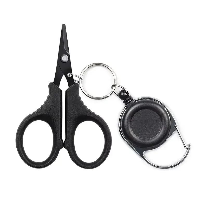 Fishing Line Scissors for Braid & PE Line – Titanium-Coated