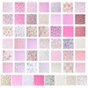 50 PCS Pink Charm Packs for Quilting 5 × 5