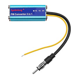 VOANZO 3 in 1 FM Radio Band Expander 12V Car Antenna Frequency Converter 76 90MHz Stereo Universal Metal Changer