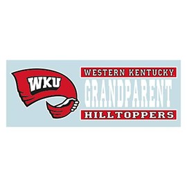 Craftique Western Kentucky Decal (WKU Topper Grandparent Decal (6''), 6 in)