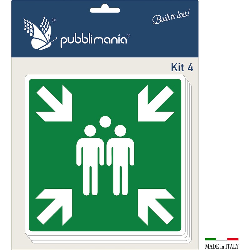 pubblimania 4 collection points made of durable PVC for outdoor