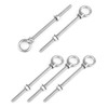 QWORK 316 Stainless Steel Machinery Eye Bolt with Shoulder, 5