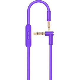 Replacement Inline Remote Mic Extension Audio Cable Cord Compatible with Monster Beats by Dr Dre Solo Solo HD Studio Pro Detox Mixr Executive Headphones (Purple)