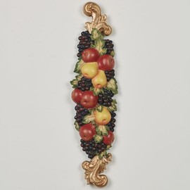 Touch of Class Fruitful Bounty Antique Beige Traditional Hanging Wall Art Sculpture Decor