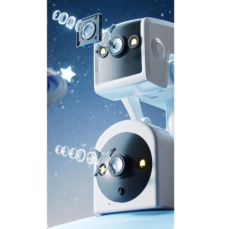 1080P Robot Dog Indoor Security Camera AI Detection 5G WIFI