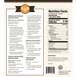 Belle Epicurean Espresso Frosting Mix