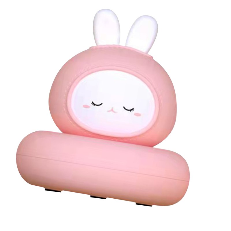 Rabbit Night Light Soft Light Rechargeable Cute Tap Control Nursery