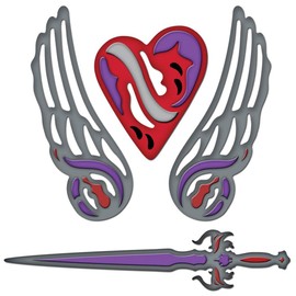 Spellbinders Die Fallen Angel, Gold