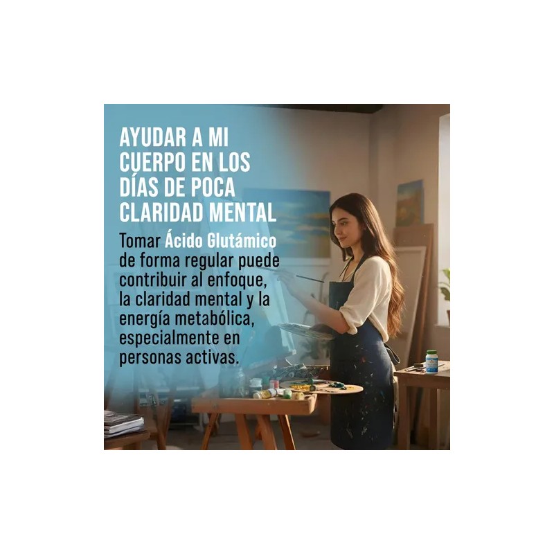 Acido Glutámico 90 capsula Ga Tlali - Soporte para Atencion
