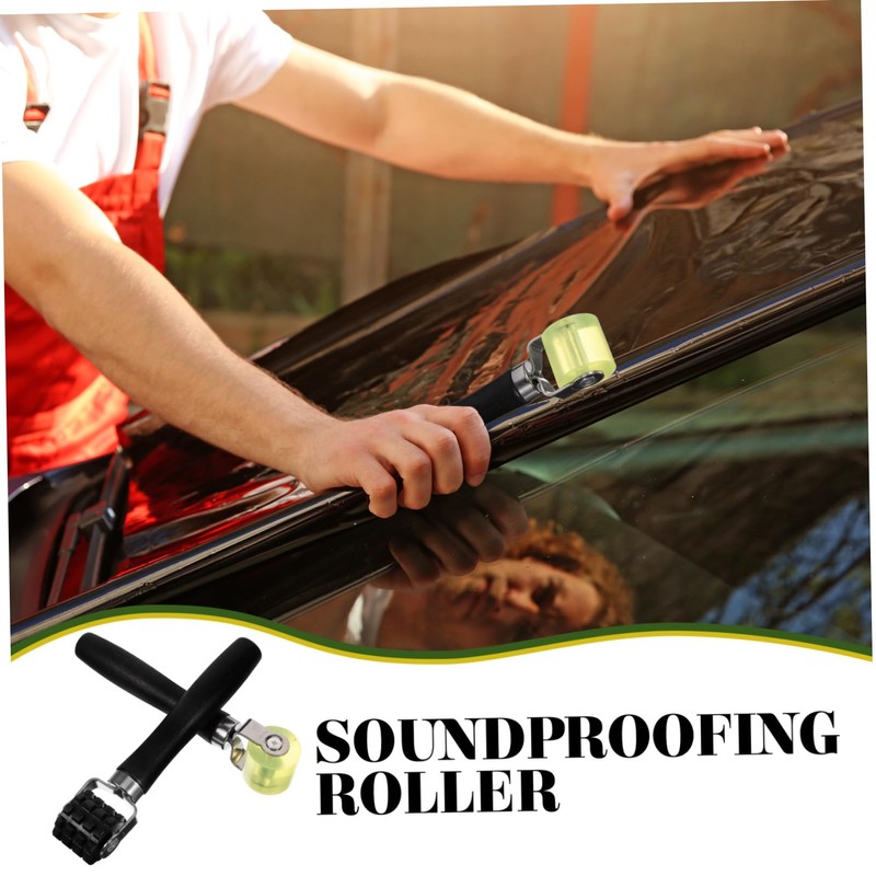 WOONEKY 2pcs Car Noise Insulation Tool Auto Sound Deadening Roller