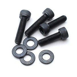 AEcreative 4pcs Hardened Steel M6 x 20mm M6 x 25mm Bolts Screws for Mountain Bike Road Bicycle disc Brake Caliper