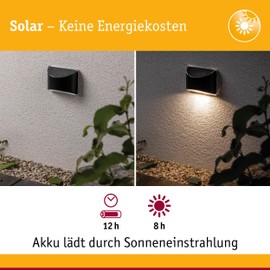 Paulmann 94233 Solar Path Light LED Outdoor Light Including 1 x 0.05 Watt Anthracite Plastic 3000 K Warm White