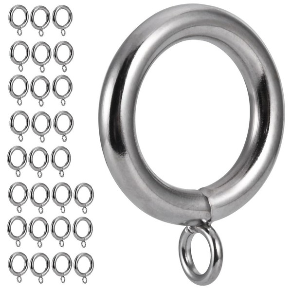 Curtain Ring Metal 28 Pcs 1.0 Inch Inner Diameter with