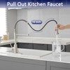 VOTON Kitchen Faucets with Pull Out Sprayer Commercial Spring Sink