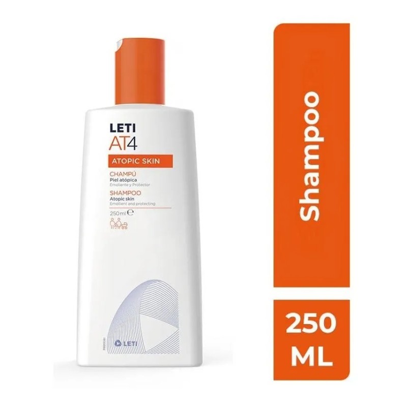 Shampoo atopic skin de 250Ml Leti At4