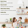 XFM Kids Wall Clock12 Inch Silent Non Ticking Kids Teaching