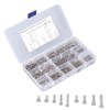 400Pcs Riveting Screw Kit Pull Electric Welding Stainless Steel Fastener