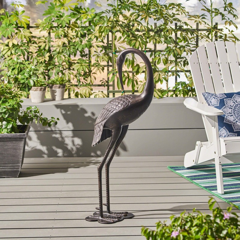 Christopher Knight Home 304570 Sunny Outdoor 39 Inch Aluminum Crane,