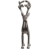 Brandsseller Decorative Reindeer Christmas Decoration Deer Aluminium Silver 15 cm