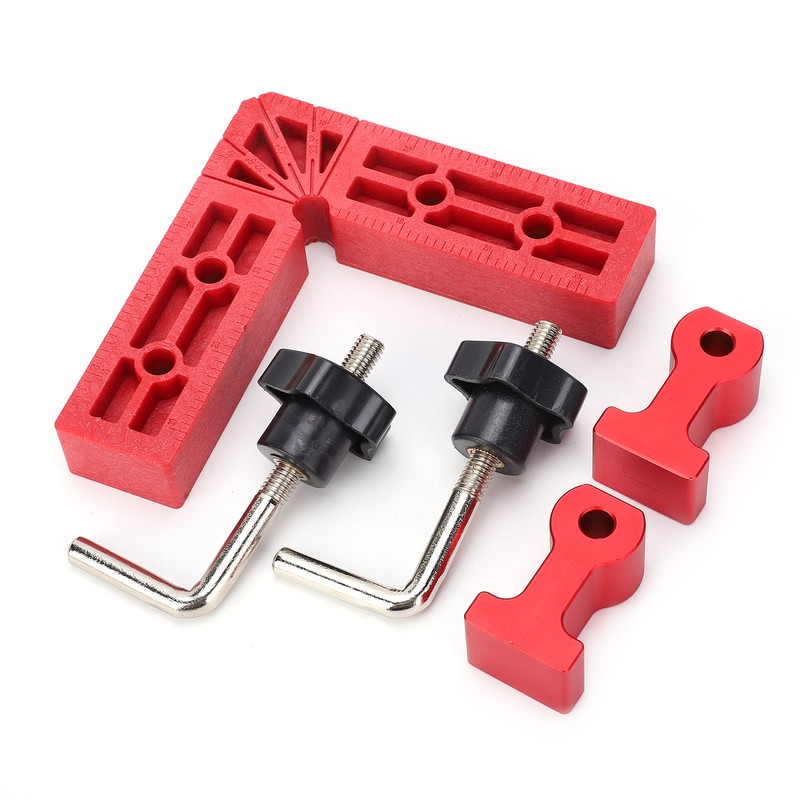 90 Degree Positioning Square Plastic Right Angle Clamp Woodworking Hand
