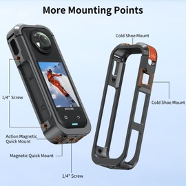 VRIG GA-04 Metal Cage/Utility Frame for Insta 360 X5