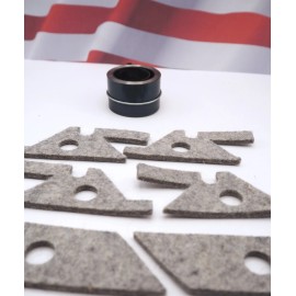 Bridgeport Mill Clock Spring & Felt Way Wiper Kit, M1112 Quill Spring Only M1601