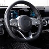 2PCS Steering Wheel Cover Carbon Fiber Pattern Comfortable Touch Delicate