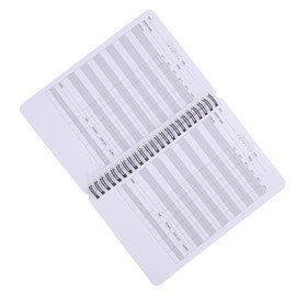 VILLFUL Fitness Planning Notebook Goal Journal Exercise Tracker Notebook for Easy Carrying Storage for Fitness Enthusiasts Spiral Binding for Effortless Tracking