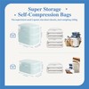 Compression Storage Bags for Bedding, 68L Ultra Space Saving Self
