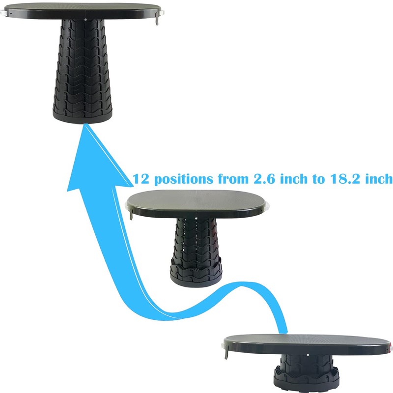 maliven Portable Folding Table and Stool 2 in 1, Lightweight