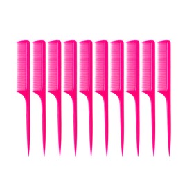 Tree Hair Tail Comb 10pc Set Handle Comb Hair Comb
