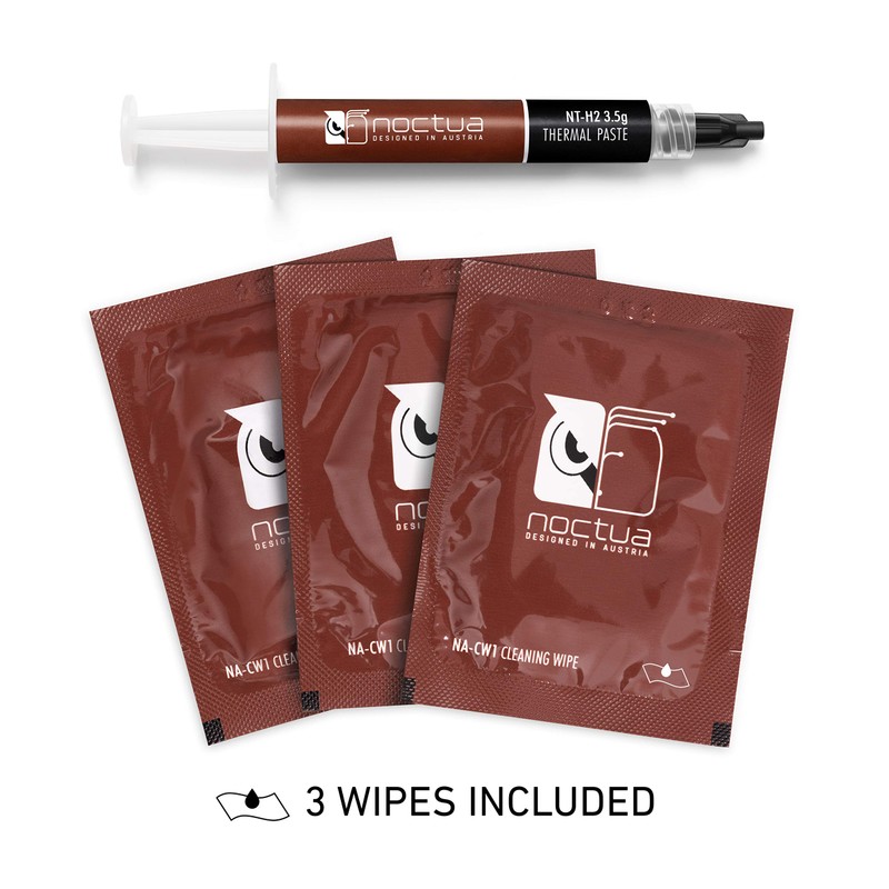 Noctua NT-H2 3.5g, Thermal Computer Paste incl. 3 Cleaning Wipes