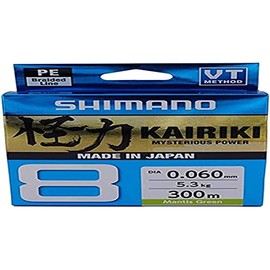Line Kairiki 8 300 m 0.18 mm 12 kg M Green