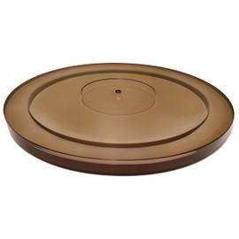 Acrylic Platter Upgrade for Pro-Ject Debut DC/Evo, T1, 1Xpression, Music Hall MMF-2.1/2.2/2.3/3.3/5.1/5.1se/5.3/5.3se, Angels Horn, and Crosley C6 Turntables (Tinted - Dark Grey)