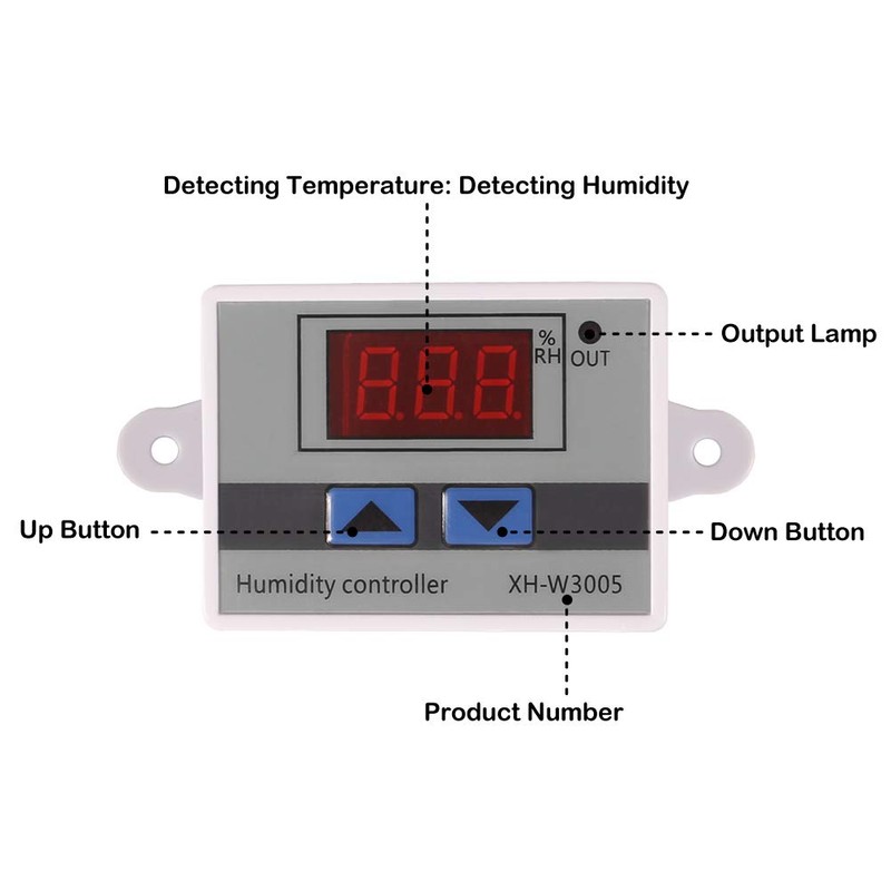 Digital Temperature Controller, W3230 AC110-220V LED Digital Temperature Controller Thermostat