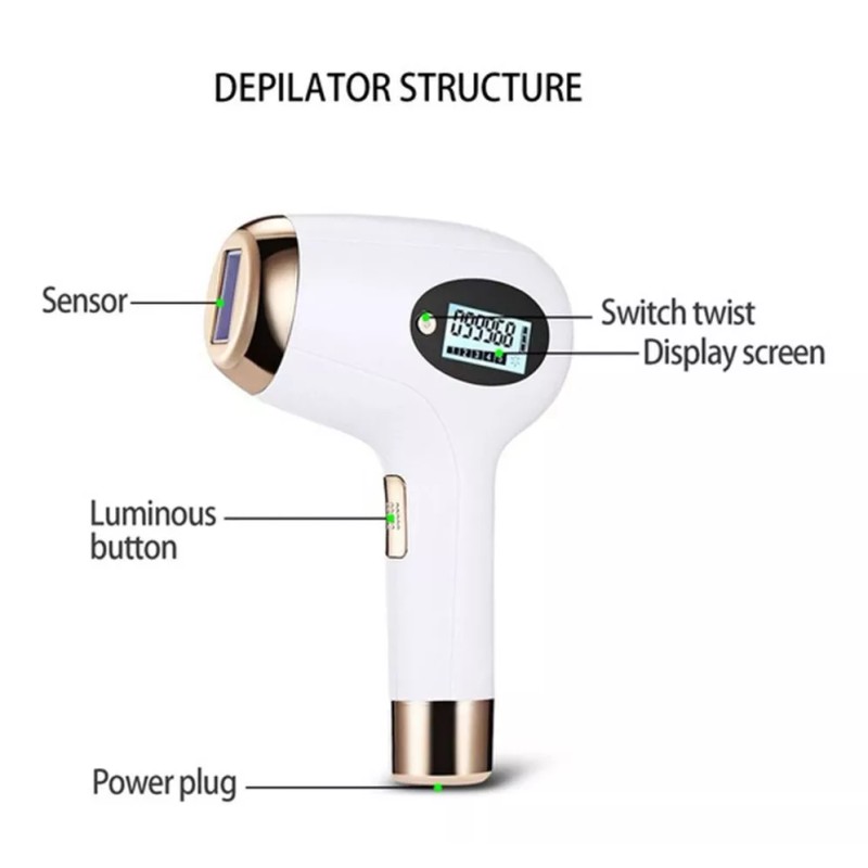 Lomxe Dispositivo De Máquina De Depilación Láser Permanente De Dep