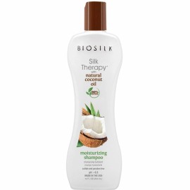 Biosilk Silk Therapy Coconut Moisturizing Shampoo, 12 oz