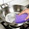 S-Shaped 6 Pack Non-Scratch Cellulose Scrub Sponge, Cellulose Sponges, Heavy