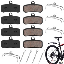 4 Pairs of Bicycle Disc Brake Pads for Shimano D03s D02s Saint Br-M810 Br-M820 Deore Xt Br-M8020 Br-M8120 Br-M8120 Zee Br-M640 XTR Br-M9120 Tektro HD E725 M735 M745 M750 M7trp sl