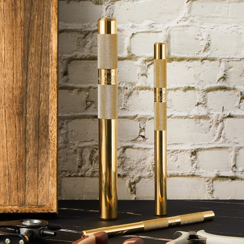 3 Pcs Brass Drift Punch Set, 3/4, 1/2, 3/8 Inch,
