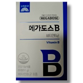 Goryeo Eundan Korea Eundan Megadose B Vitamin B Complex 60 tablets / 고려은단 메가도스B 비타민B군 60정