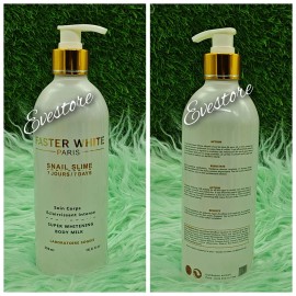 FASTER WHITE SNAIL [SLIME] Super Whitening Body Lotion 500ml X 1 Bottle 👌