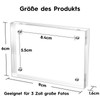 HSYTEK Mini Picture Frame, 6 x 9 cm Frameless Picture