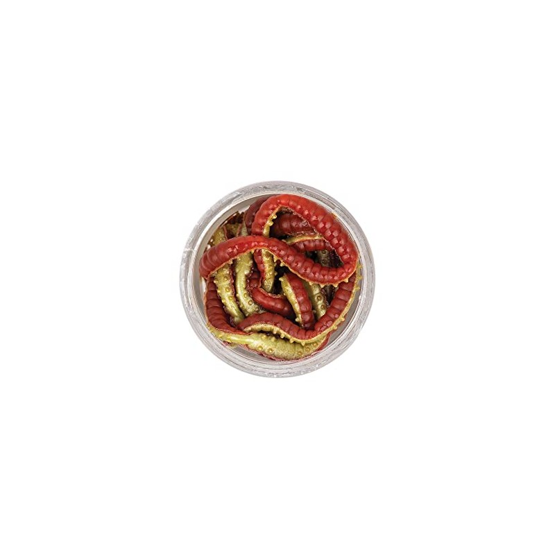 Berkley PowerBait Power Honey Worm - Fishing Bait (2.5Cm Redyellw)