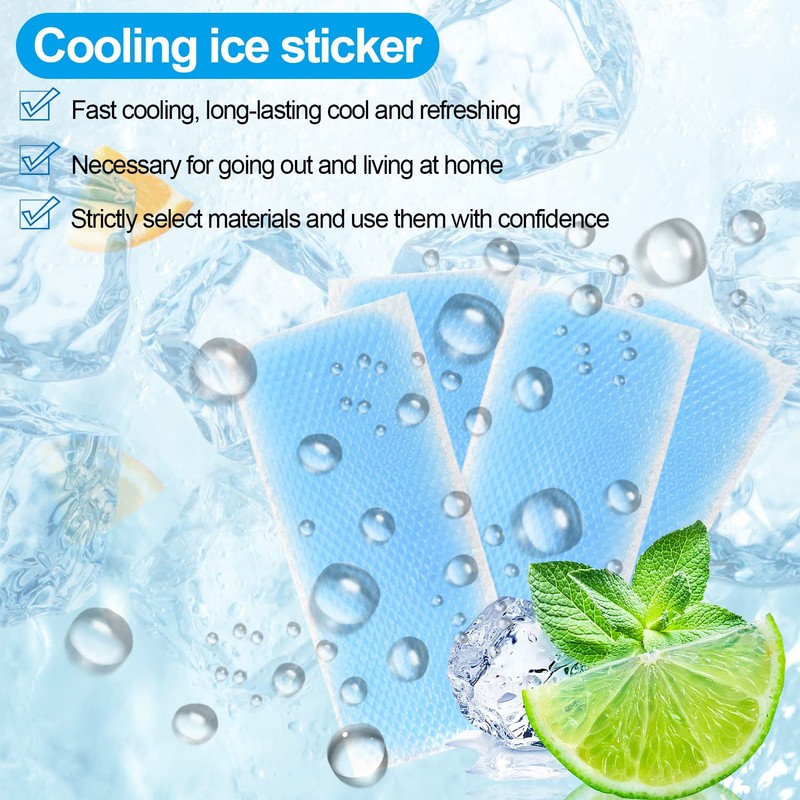 Pack of 50 Cooling Plasters, Instant Cold Compress, Cold Pack