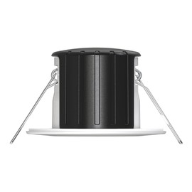 Bright Source ECO5 LED Recessed Dimmable Downlight, 5w, 3000K Warm White, 500lm, IP65 Rated with Bezel, Fire Rated, 55mm Cutout