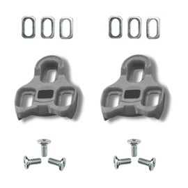 FPD Pedal Kit, Grey, Compatible with LOOK KEO Pedals, 5 Degree Oscillation for Racing Bike