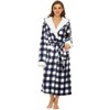 Devirld Plush Robes Fleece Womens Robe, Fuzzy Fluffy Women's Bathrobe