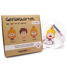 HANNIline® Feeling Cards for Toddlers Between 2-7 Years - Discover Emotions Together