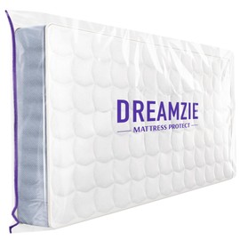 Dreamzie - Protective cover made of plastic for mattresses - for moving, storage and transport - storage bag for mattresses - robust mattress cover with zip - mattress cover 100 x 200 cm
